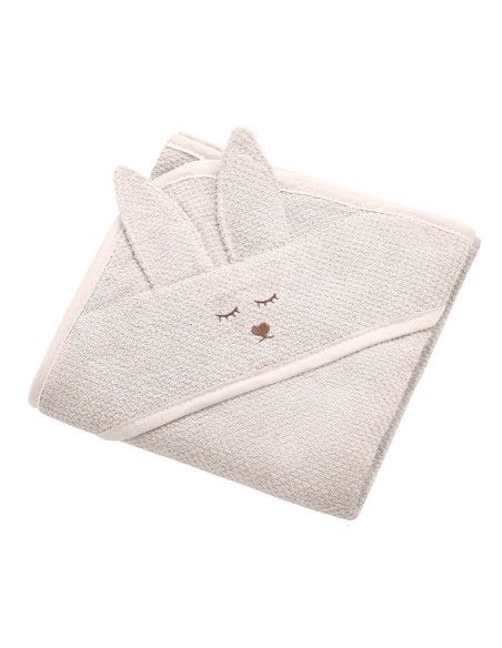 Ręcznik Bambusowy z Uszami Kremowy YOSOY