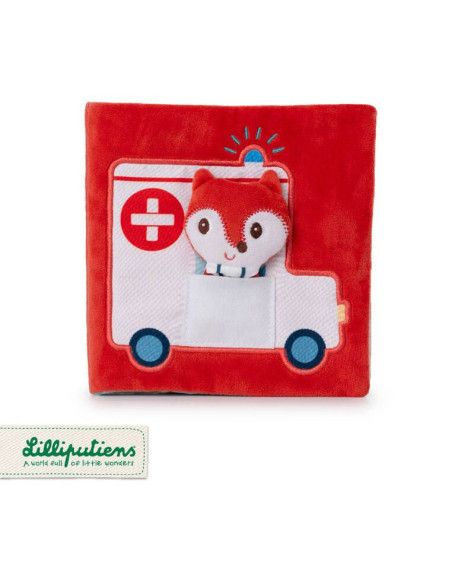 Książeczka Aktywizująca z Mini-Pacynką Doktor Lisiczka Alice 12 m+ Janod