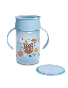 Kubek Treningowy 360° 340ml +12m Niebieski Suavinex 2