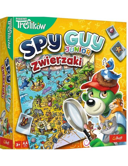 Gra Rodzinna Spy Guy Junior Zwierzaki Trefl