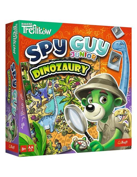 Gra Rodzinna Planszowa Spy Guy Junior Dinozaury Trefl