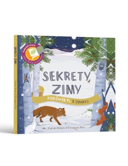 Książka Edukacyjna Sekrety Zimy Podświetl i Odkryj Api Papi