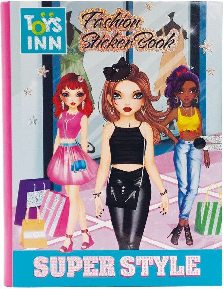 Fashion Sticker Book Zestaw Kreatywny z naklejkami Moda TOYS INN