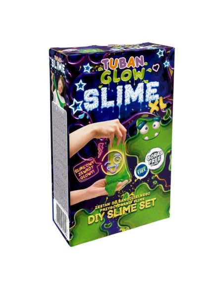 Zestaw Edukacyjny Super Slime XL Świecący w Ciemności Tuban