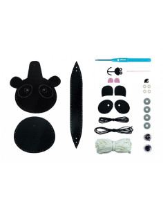 Zestaw Kreatywny Moja Pierwsza Torebka do Uszycia Panda 2