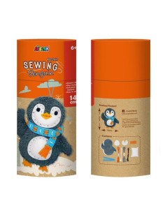 Zabawka Kreatywna Uszyj Brelok do Kluczy Pingwin Avenir