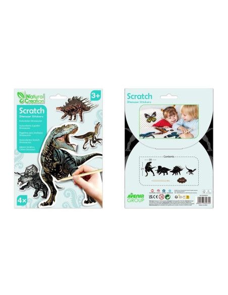 Naklejki do Wydrapywania Dinozaury Avenir