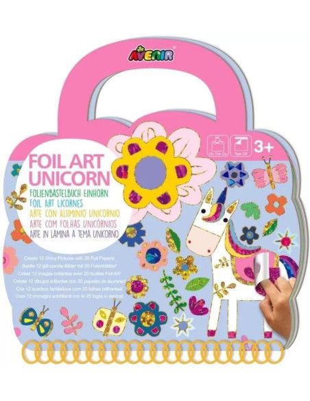 Zestaw Kreatywny Sztuka foliowa Jednorożec Avenir