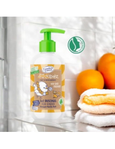 Naturalny Żel do Kąpieli 3w1 Pomarańczowo Waniliowy JESTEŚMY PRZYJACIÓŁMI Dresdner Essenz 2