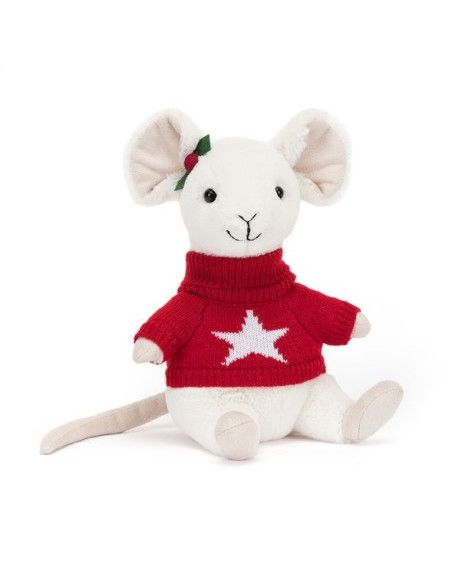 Wesoła Myszka w Czerwonym Sweterku 18cm Jellycat Wesoła Myszka w Czerwonym Sweterku 18cm Jellycat