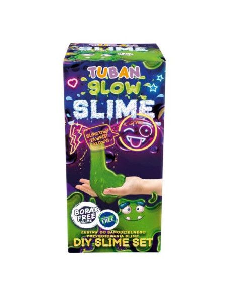 Zestaw Kreatywny SLIME ŚWIECĄCY W CIEMNOŚCI Tuban