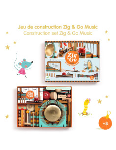 Mechanika w Praktyce dla Dzieci Zestaw Zig&Go 52 Elementy Djeco 2