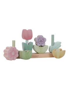 Drewniana Układanka Kwiaty Fairy Garden Little Dutch 2