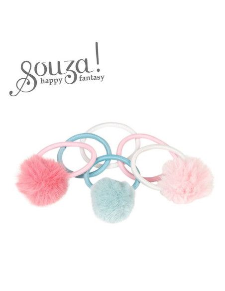 Gumki do Włosów Mini Pompony Annelie Souza