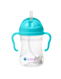 Bidon ze Słomką 240 ml Lazurowy B.Box 2