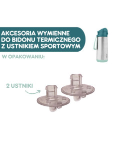 Ustniki Zapasowe do Bidonu Termicznego Sportowego 500ml B.box