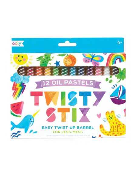 Kredki Olejne Pastele Wykręcane Twisty Stix Ooly
