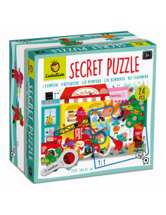 Puzzle z Ukrytymi Motywami Sekretne Puzzle STRAŻACY w AKCJI Ludattica