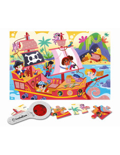 Puzzle z Ukrytymi Motywami Sekretne Puzzle STATEK PIRACKI Ludattica 2