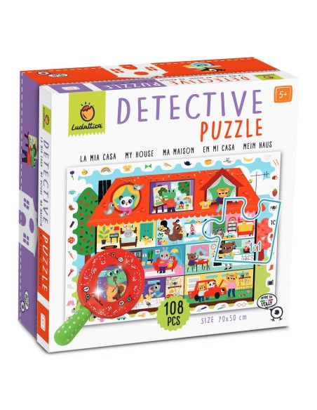 Puzzle Obserwacyjne Gra Detektywistyczna MÓJ DOM Ludattica