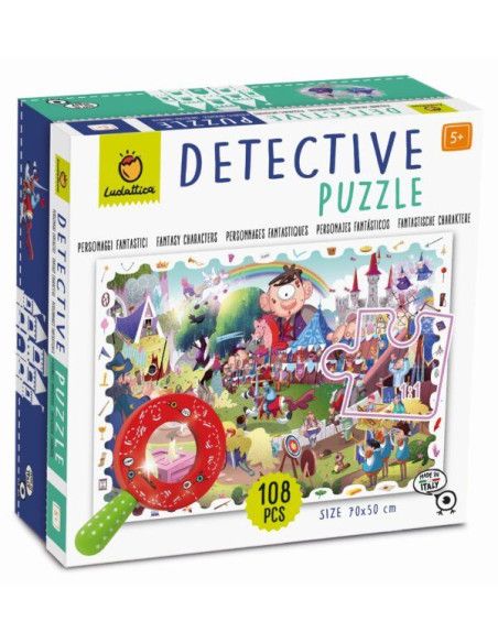 Puzzle Gra Detektywistyczna Baśniowa Kraina Ludattica