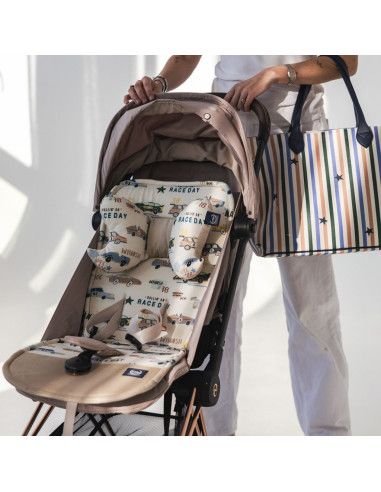 Wkładki do wózka i ochraniacze na pasy