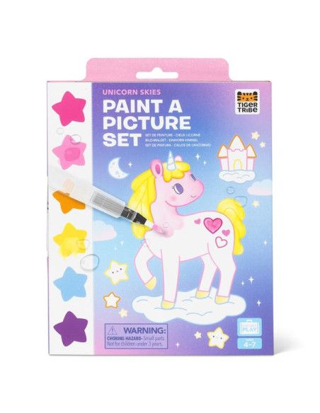 Przenośne Kolorowanki Wodne Tęczowe Niebo Tiger Tribe