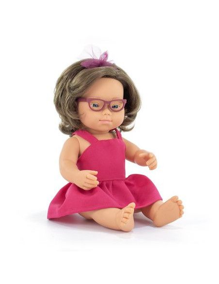Lalka Dziewczynka Europejka z Zespołem Downa 38 cm Miniland