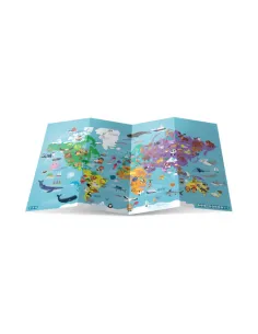 Interaktywna Mapa Świata dla Dzieci 4+ Czytaj z Albikiem Albi 2