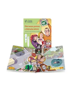 Interaktywna Książka Pierwsza pomoc z Bohaterskimi 7+ Czytaj z Albikiem Albik 2