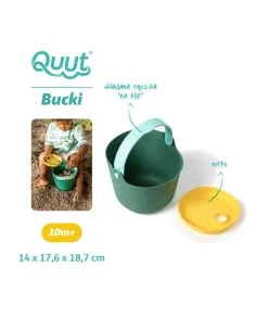 Wiaderko z Sitkiem dla Dzieci Bucki Garden Green QUUT 2