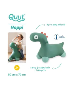Skoczek Dmuchany dla Dzieci Hoppi Dino Garden Green Quut 2