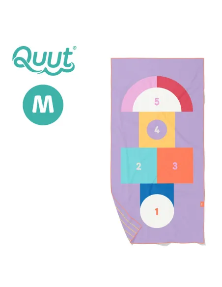 Dwustronny Ręcznik Plażowy z Mikrofibry PlayTowels M Hopscotch Quut