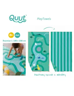 Dwustronny Ręcznik Plażowy z Mikrofibry PlayTowels L Safari Quut 2