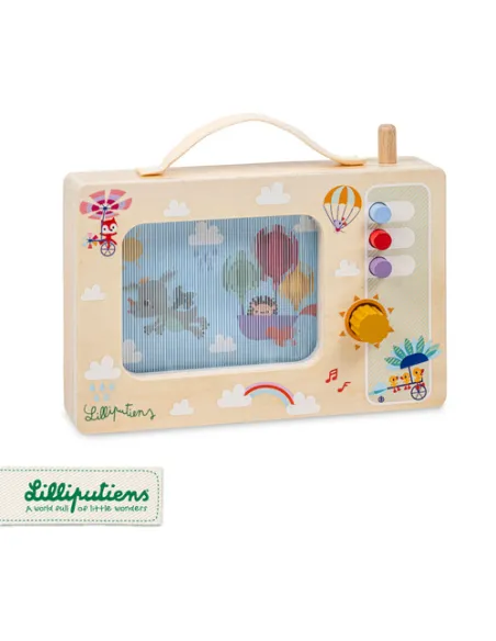 Drewniana animowana pozytywka Smok Joe Lilliputiens