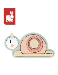 Drewniana układanka sensoryczna Ślimak Sweet Cocoon Janod