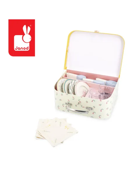 Zestaw piknikowy w walizce z akcesoriami Shiny Grandma Janod