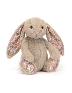 Króliczek z Kwiecistymi Uszami Beżowy Petal 31cm Jellycat