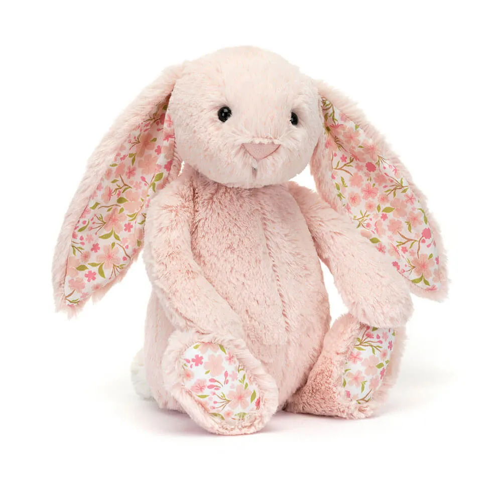 Króliczek z Kwiecistymi Uszami Pudrowy Róż Cherry 31cm Jellycat