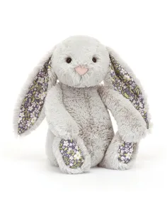Króliczek z Kwiecistymi Uszami Srebrny Bloom 18cm Jellycat