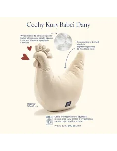 Poduszka do Karmienia Kura Babci Dany Velvet English La Millou 2