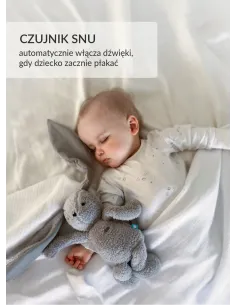 Szumiący Króliczek 5w1 z Lampką Beżowy Szumisie 2