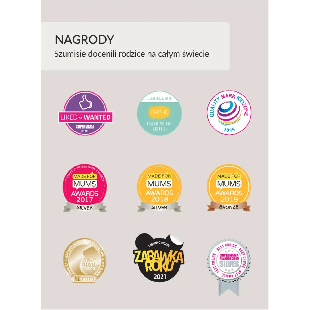 Maskotki szumiące dla dzieci