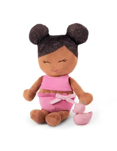 Lalka Przytulanka do Kąpieli Brunetka bez Ręczniczka LullaBaby