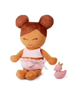 Lalka Przytulanka do Kąpieli Szatynka bez Ręczniczka LullaBaby