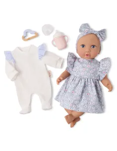 Lalka Niemowlę w Sukience i Opasce Lullababy