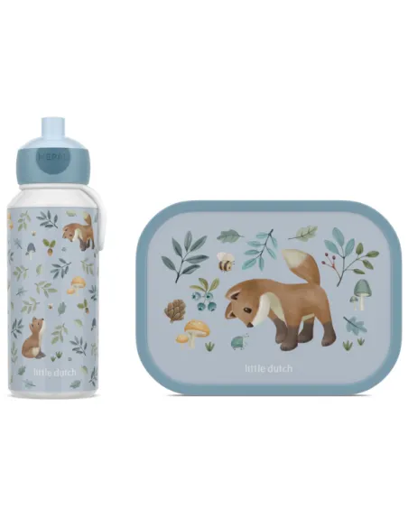 Zestaw lunchbox i bidon Forest Friends Mepal & Little Dutch