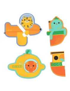 Puzzle duo POJAZDY Djeco 2