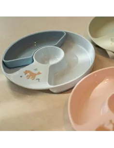 Talerzyk dziecięcy dzielony Forest Friends Mepal & Little Dutch 2