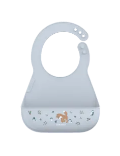 Śliniak silikonowy Forest Friends Mepal & Little Dutch